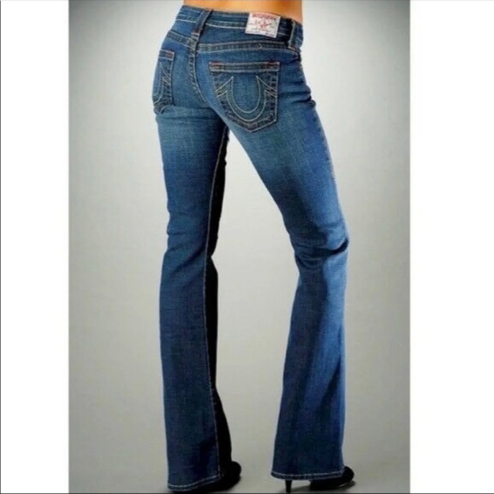 True Religion Vintage Bobby Light Wash Jeans Size 27